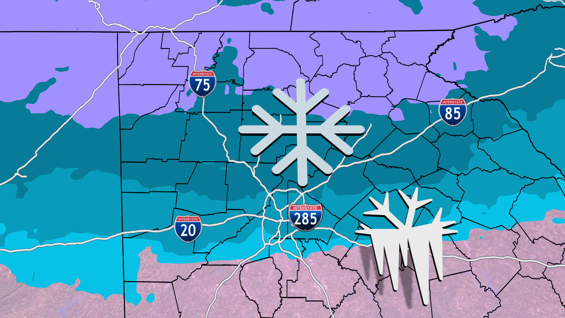 Atlanta, Metro Braces For Winter Storm Cora Videos from The